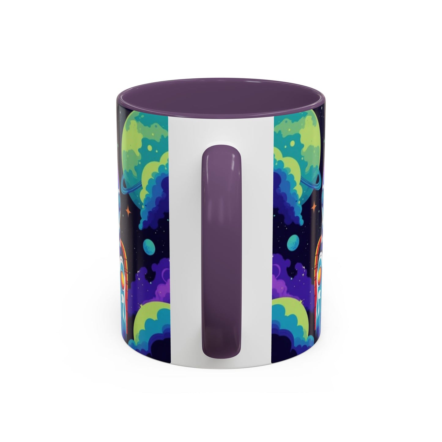 Cosmic Astronaut Coffee Mug — Space Woman Accent Mug (11/15oz)