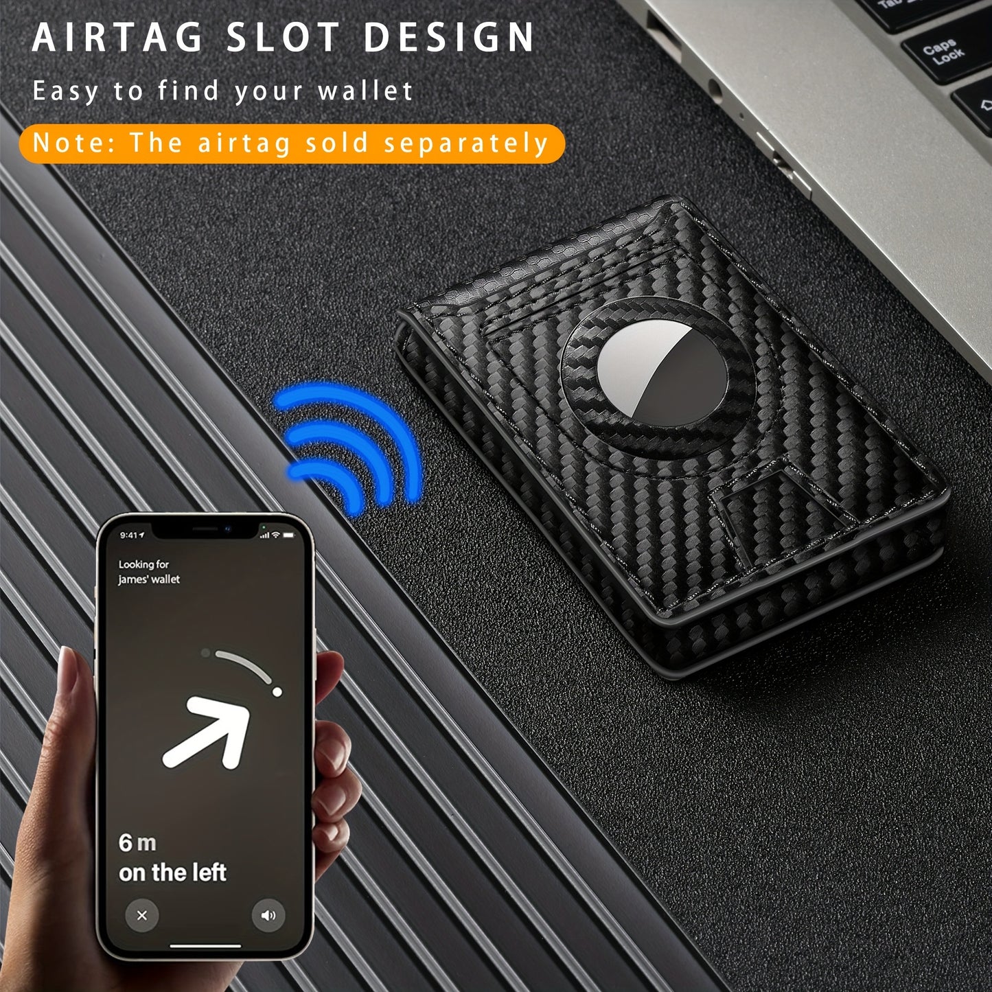 NovaX Titanium Minimalist RFID Wallet — Ultra-Slim Metal Cardholder