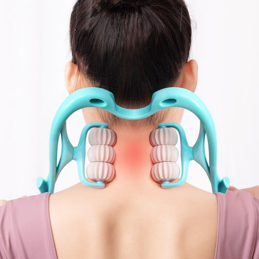 6-Roller Cervical Neck & Body Massager – Deep Relief Anytime, Anywhere