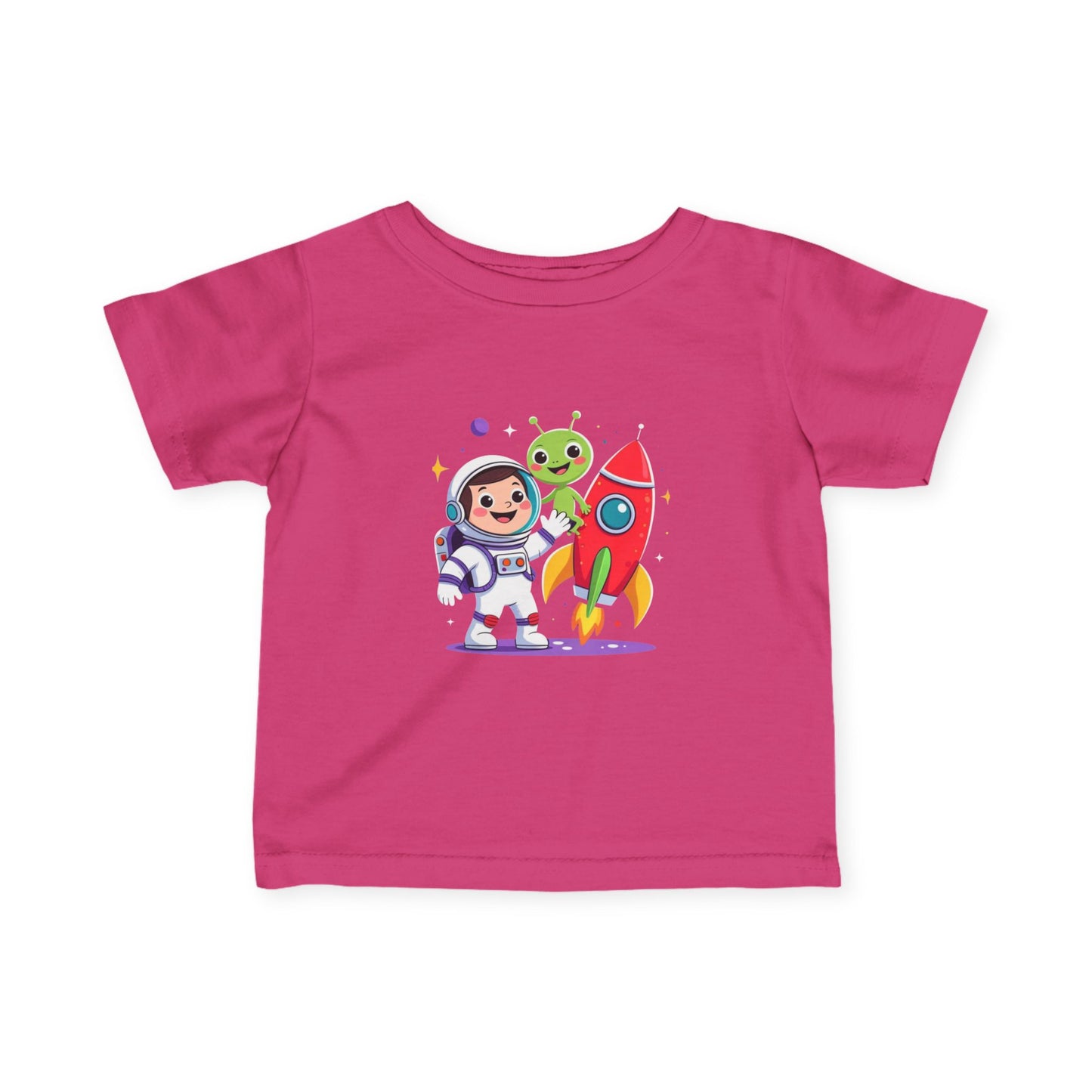 Infant Space Explorer Tee — Cute Astronaut, Alien & Rocket Baby Shirt