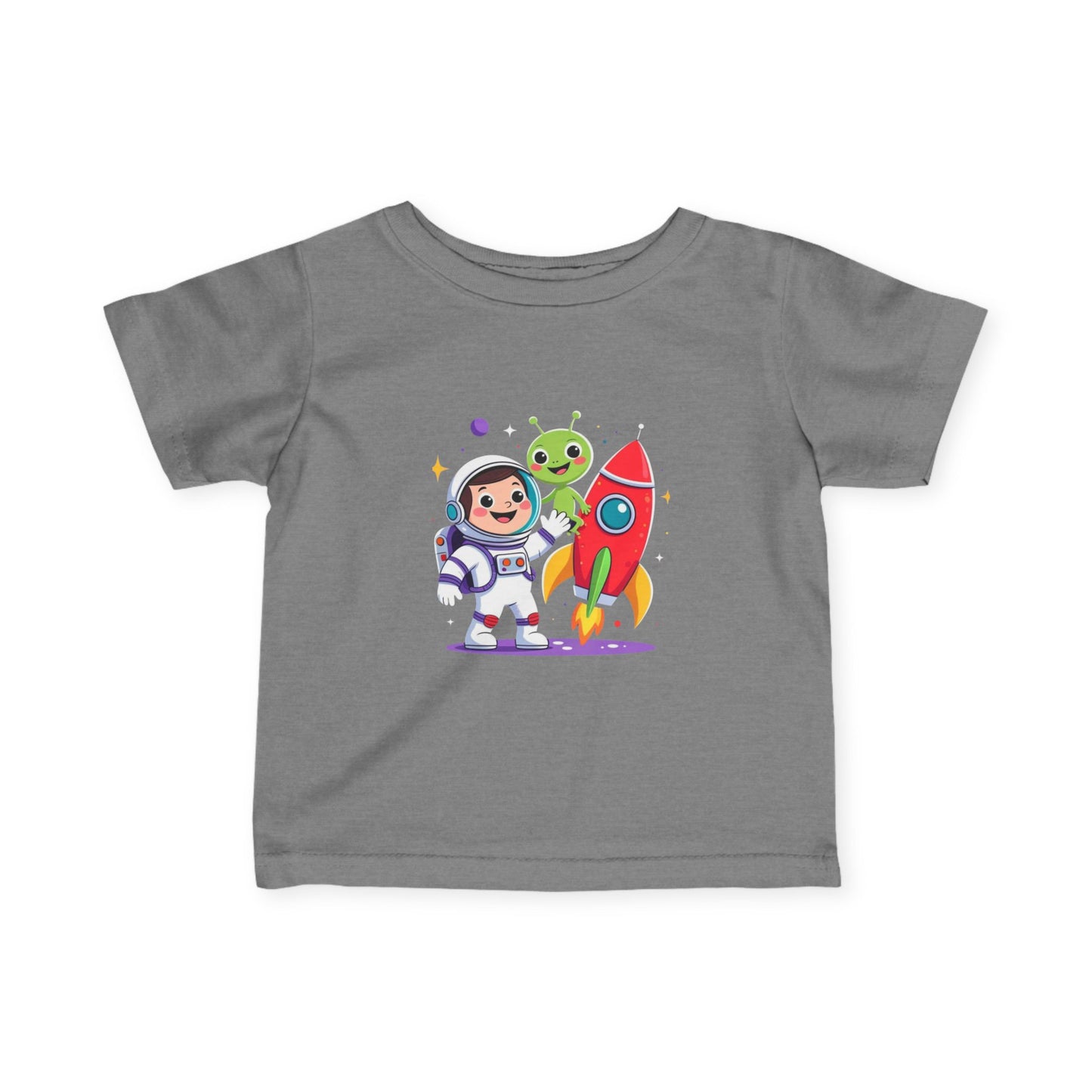 Infant Space Explorer Tee — Cute Astronaut, Alien & Rocket Baby Shirt