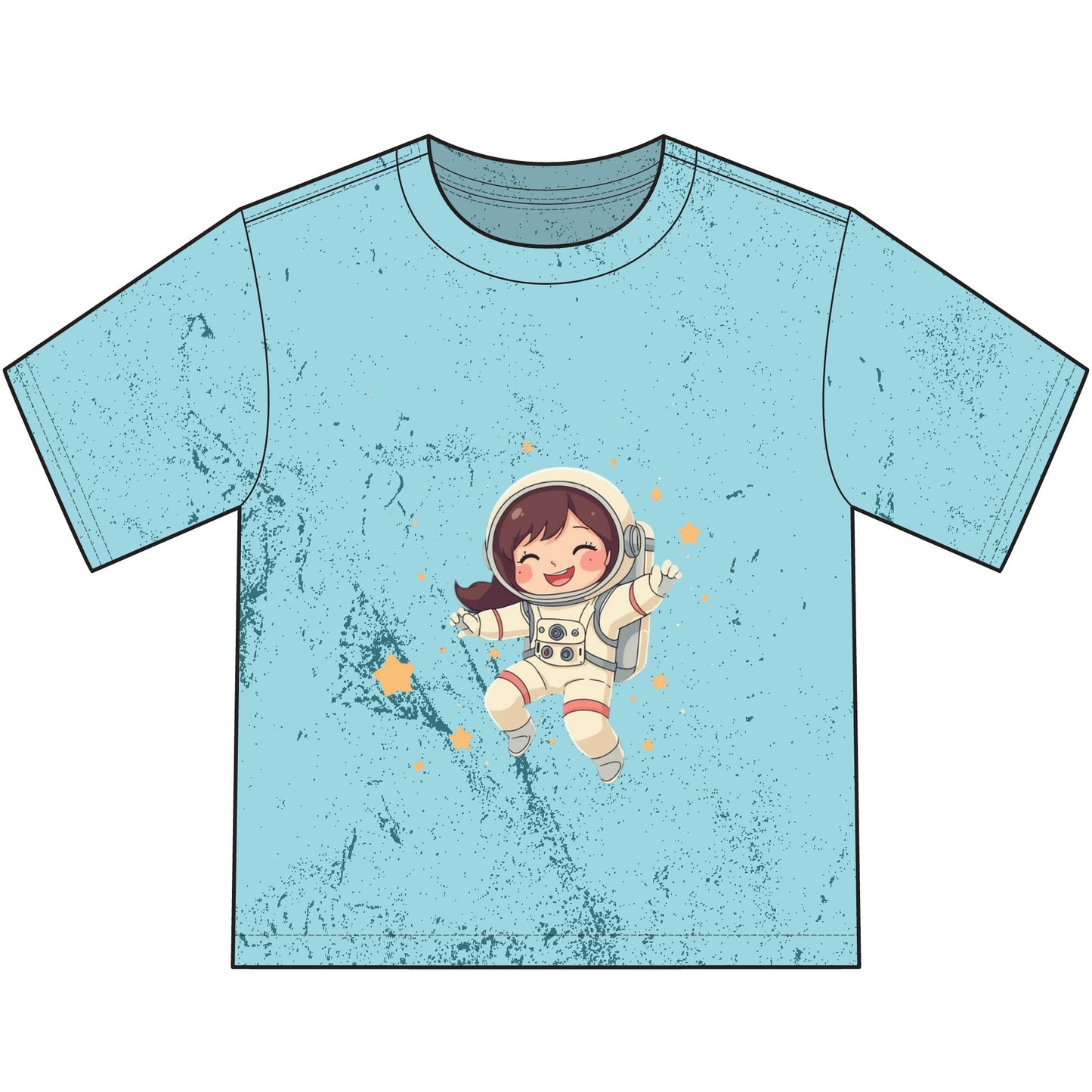 Color Blast Youth T-Shirt — Girls' Vibrant Graphic Tee