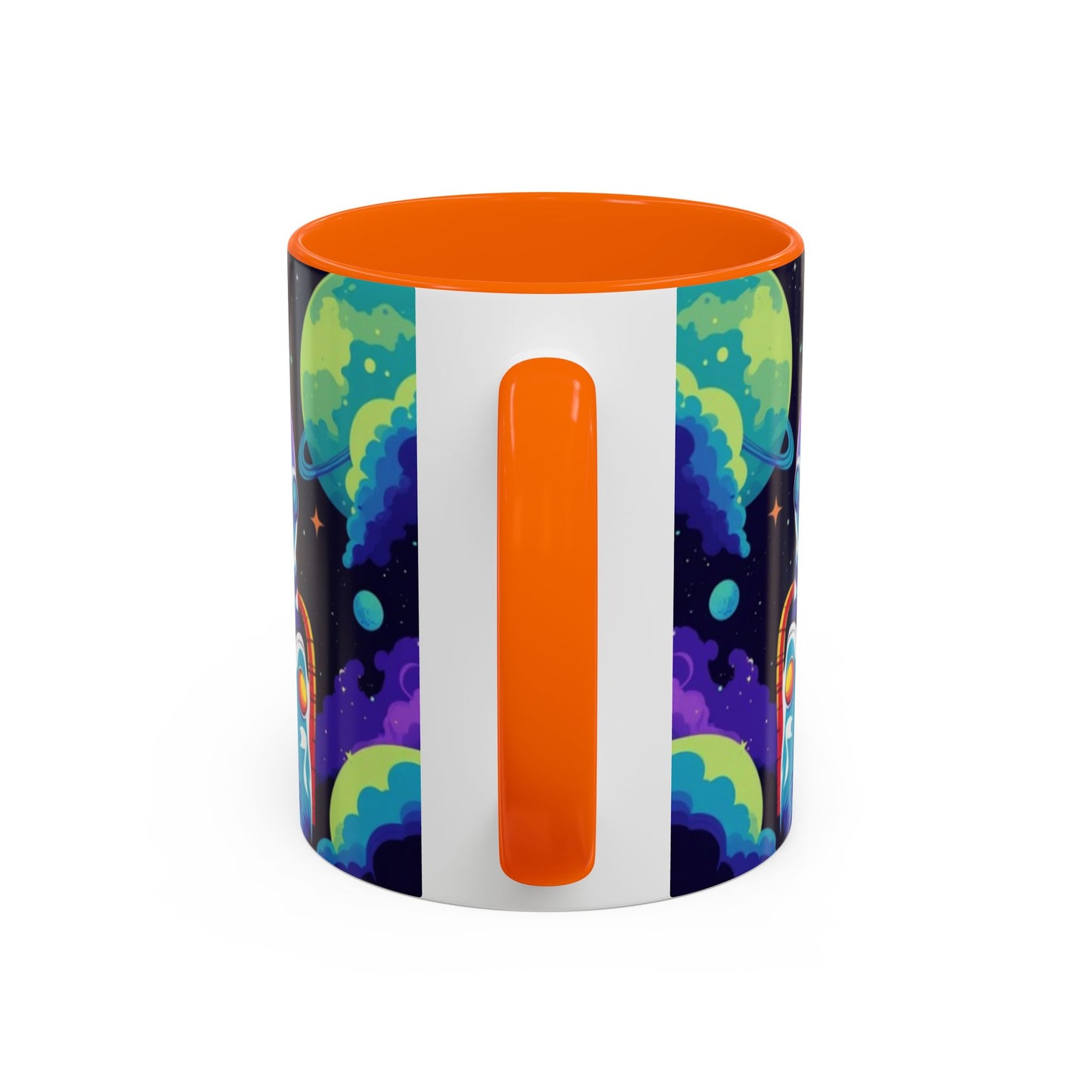 Cosmic Astronaut Coffee Mug — Space Woman Accent Mug (11/15oz)