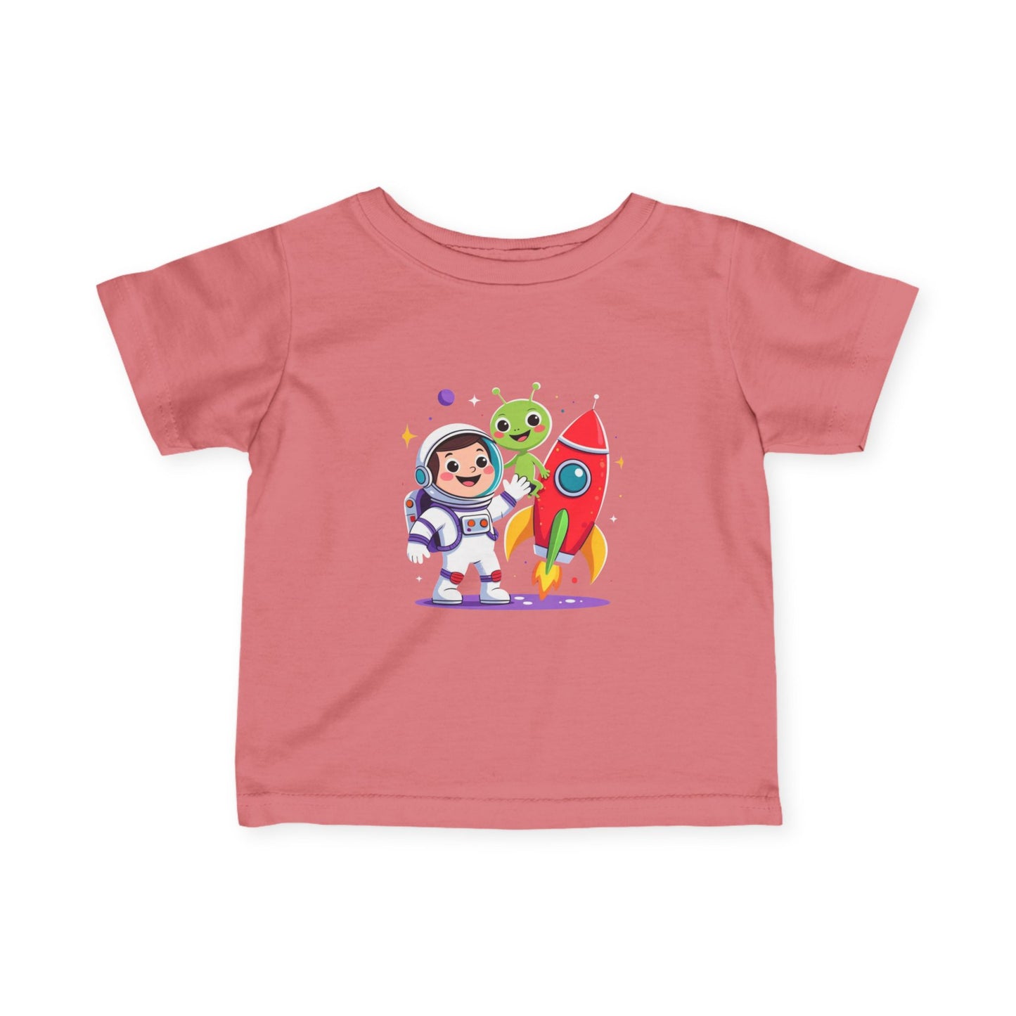 Infant Space Explorer Tee — Cute Astronaut, Alien & Rocket Baby Shirt