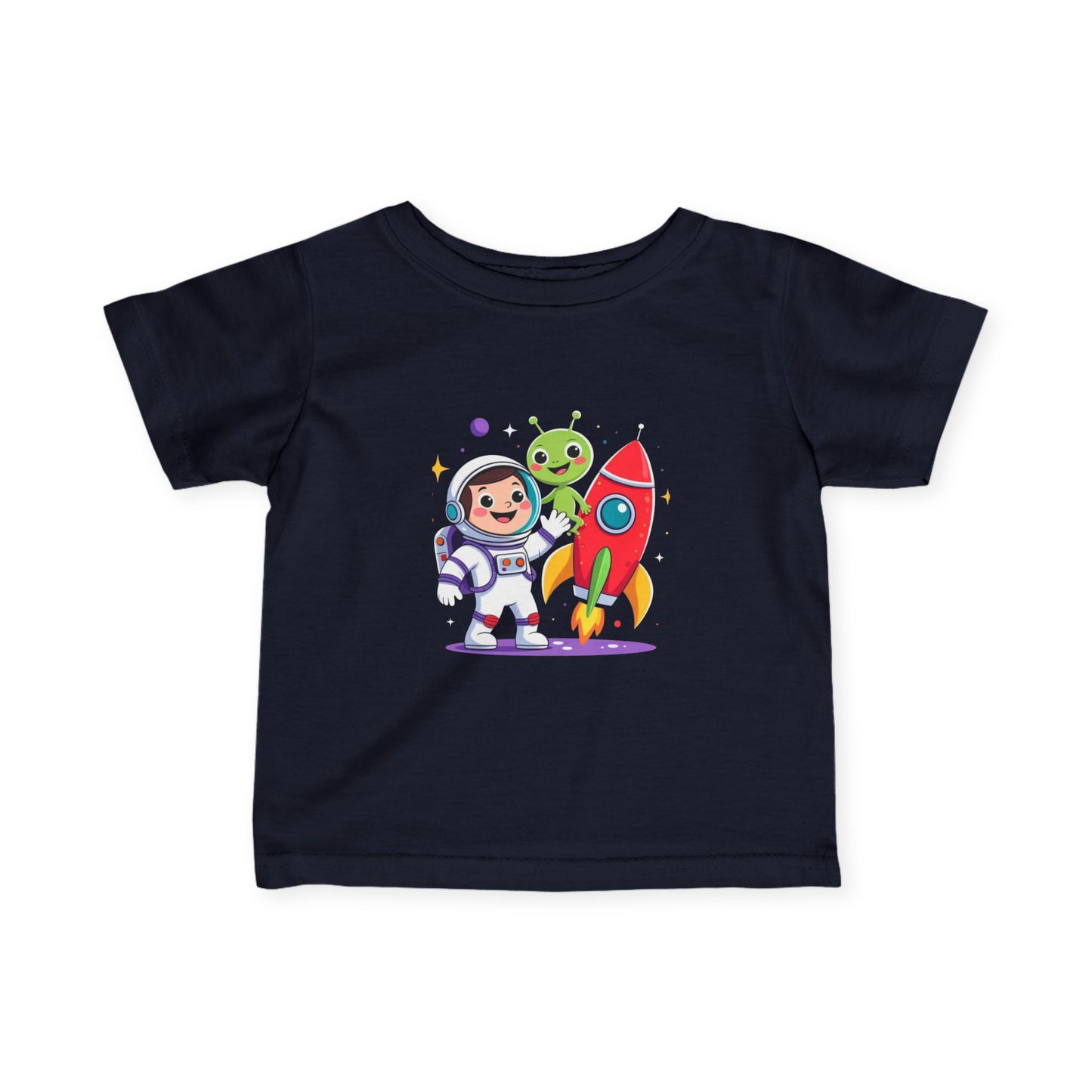 Infant Space Explorer Tee — Cute Astronaut, Alien & Rocket Baby Shirt