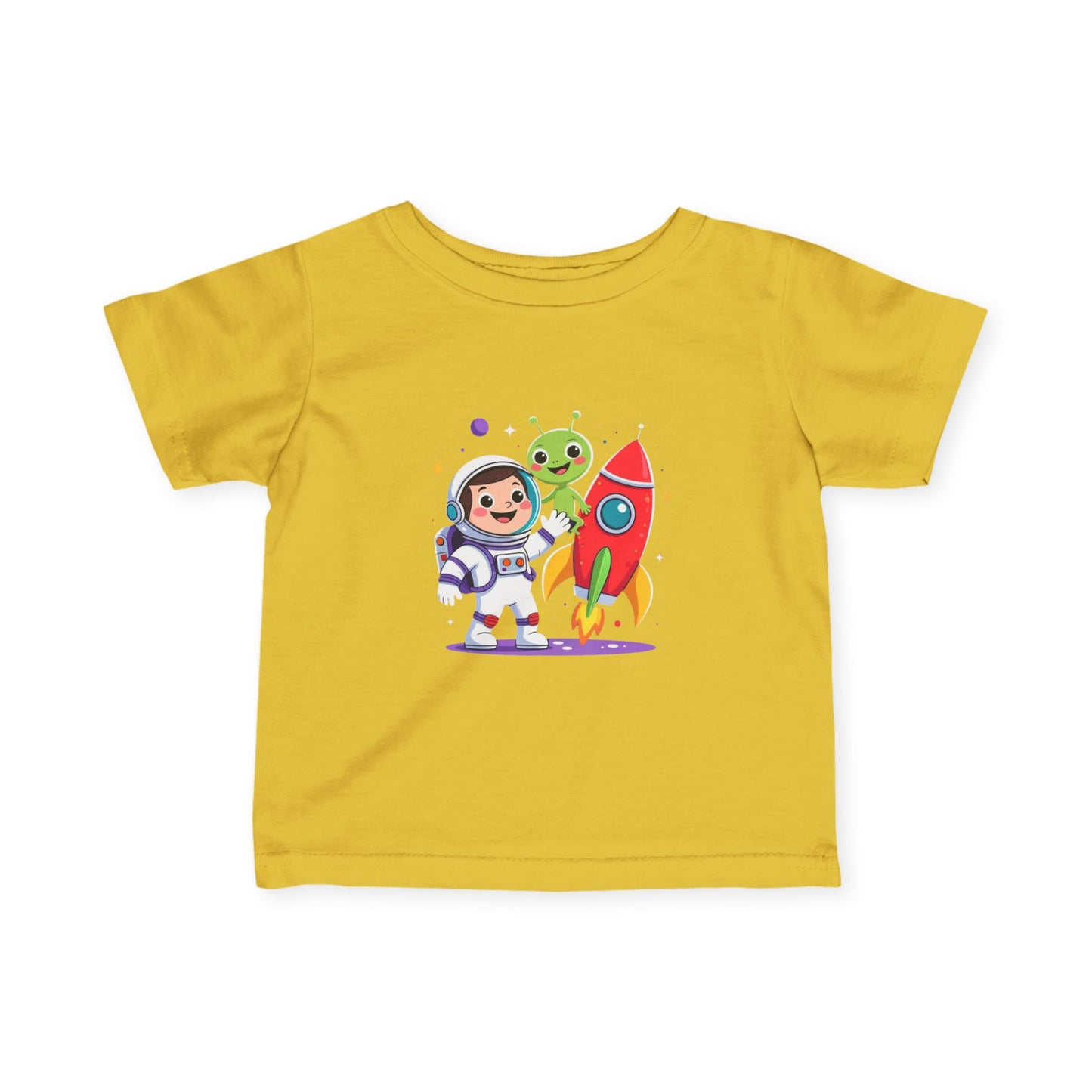 Infant Space Explorer Tee — Cute Astronaut, Alien & Rocket Baby Shirt