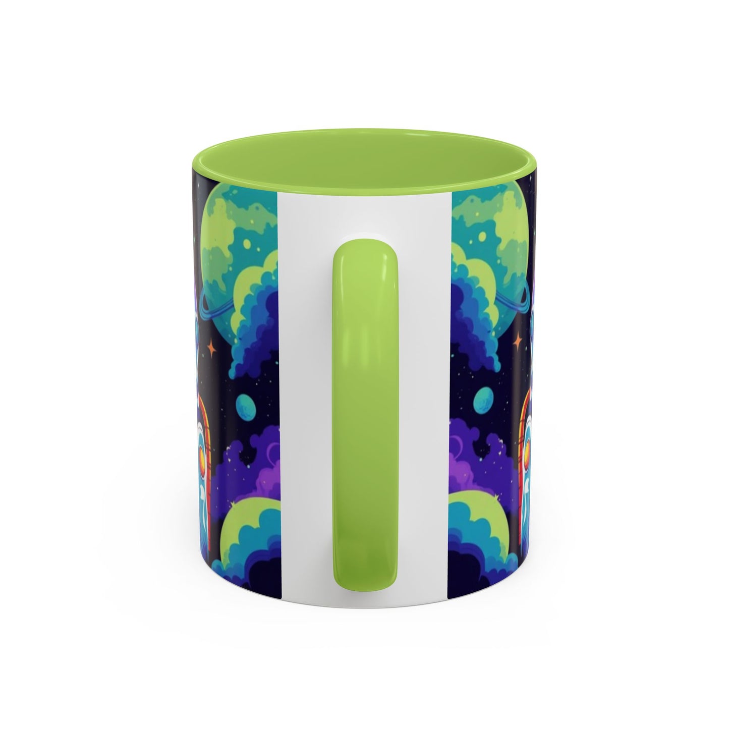 Cosmic Astronaut Coffee Mug — Space Woman Accent Mug (11/15oz)