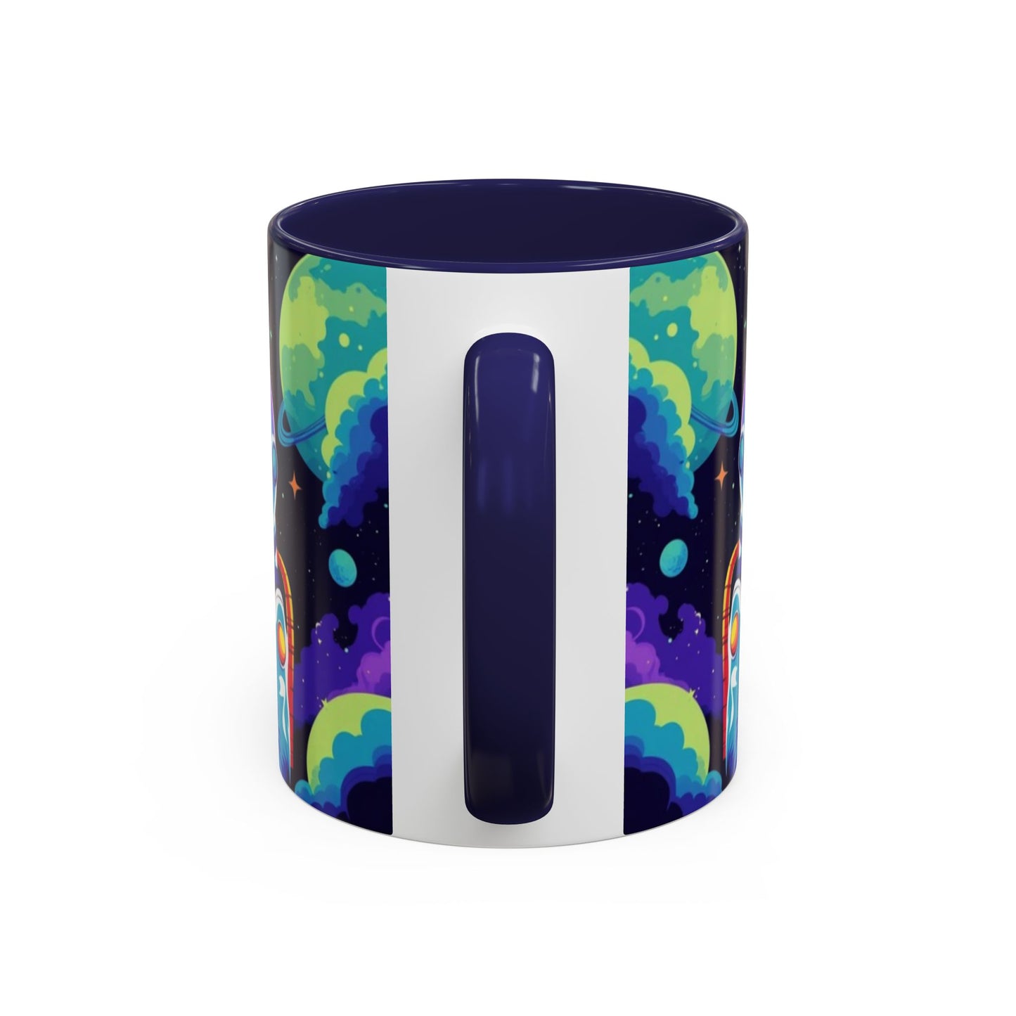 Cosmic Astronaut Coffee Mug — Space Woman Accent Mug (11/15oz)