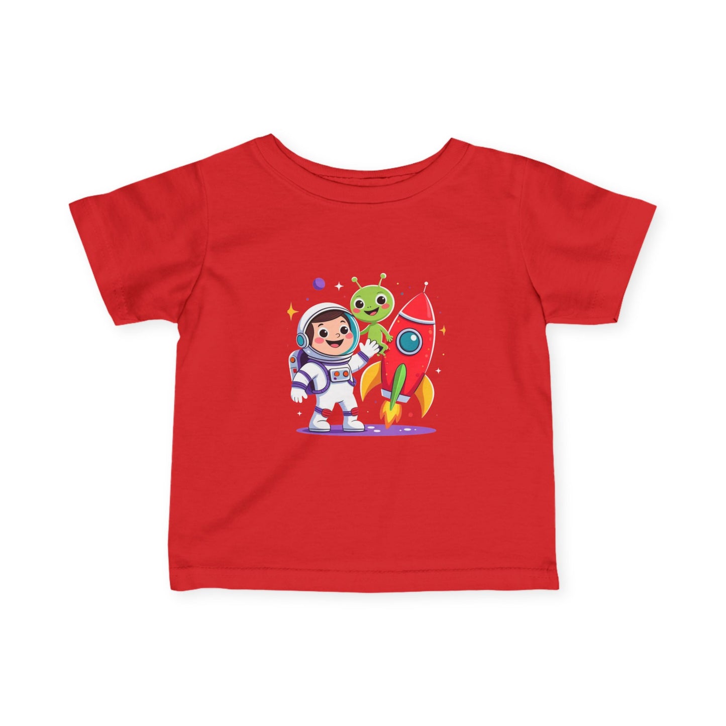 Infant Space Explorer Tee — Cute Astronaut, Alien & Rocket Baby Shirt