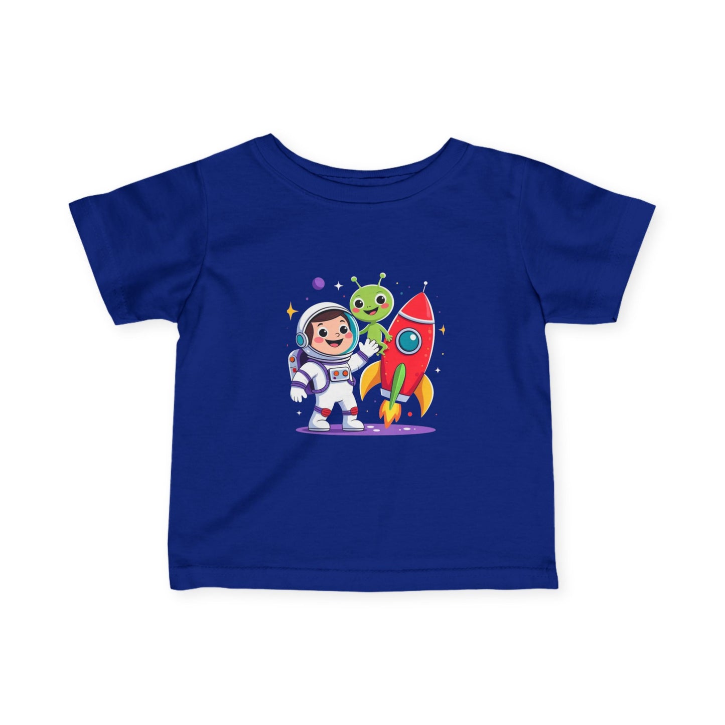 Infant Space Explorer Tee — Cute Astronaut, Alien & Rocket Baby Shirt