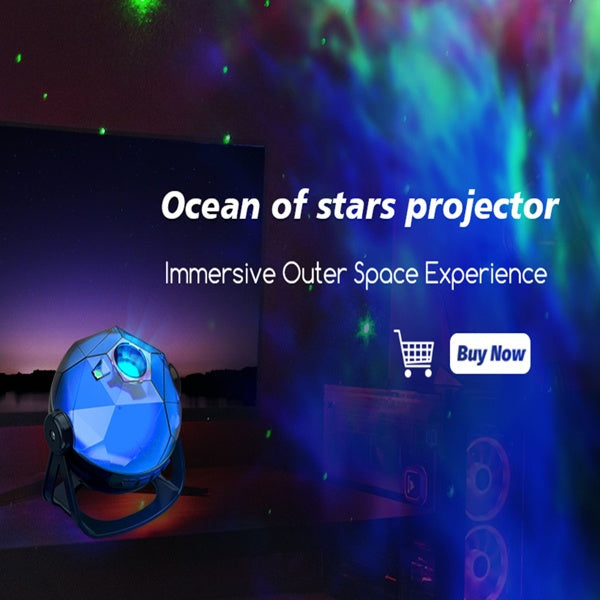 NovaX™ Galaxy Starry Sky Projection Lamp — 360° Nebula & Space Light