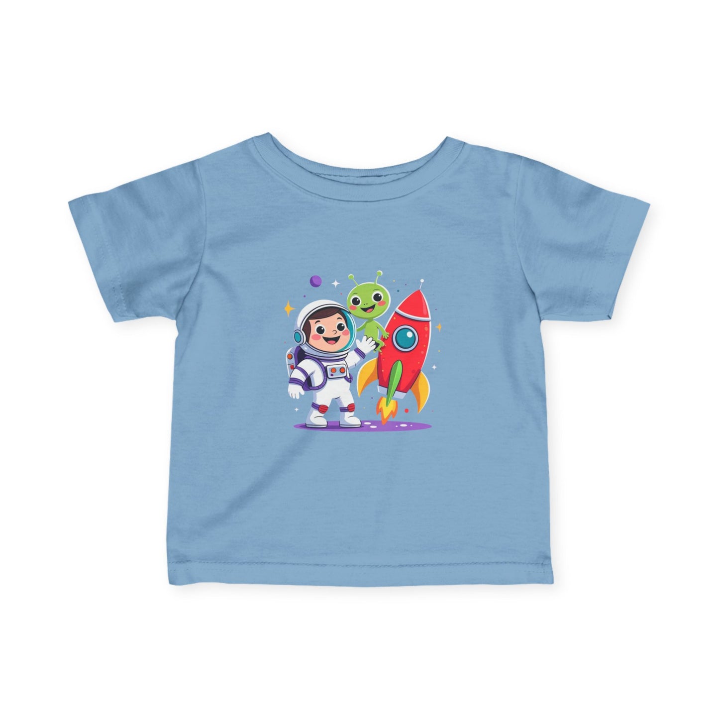 Infant Space Explorer Tee — Cute Astronaut, Alien & Rocket Baby Shirt