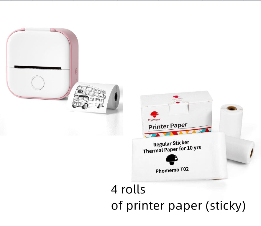 ✨ Portable Mini Thermal Label Printer – Inkless Smart Printing