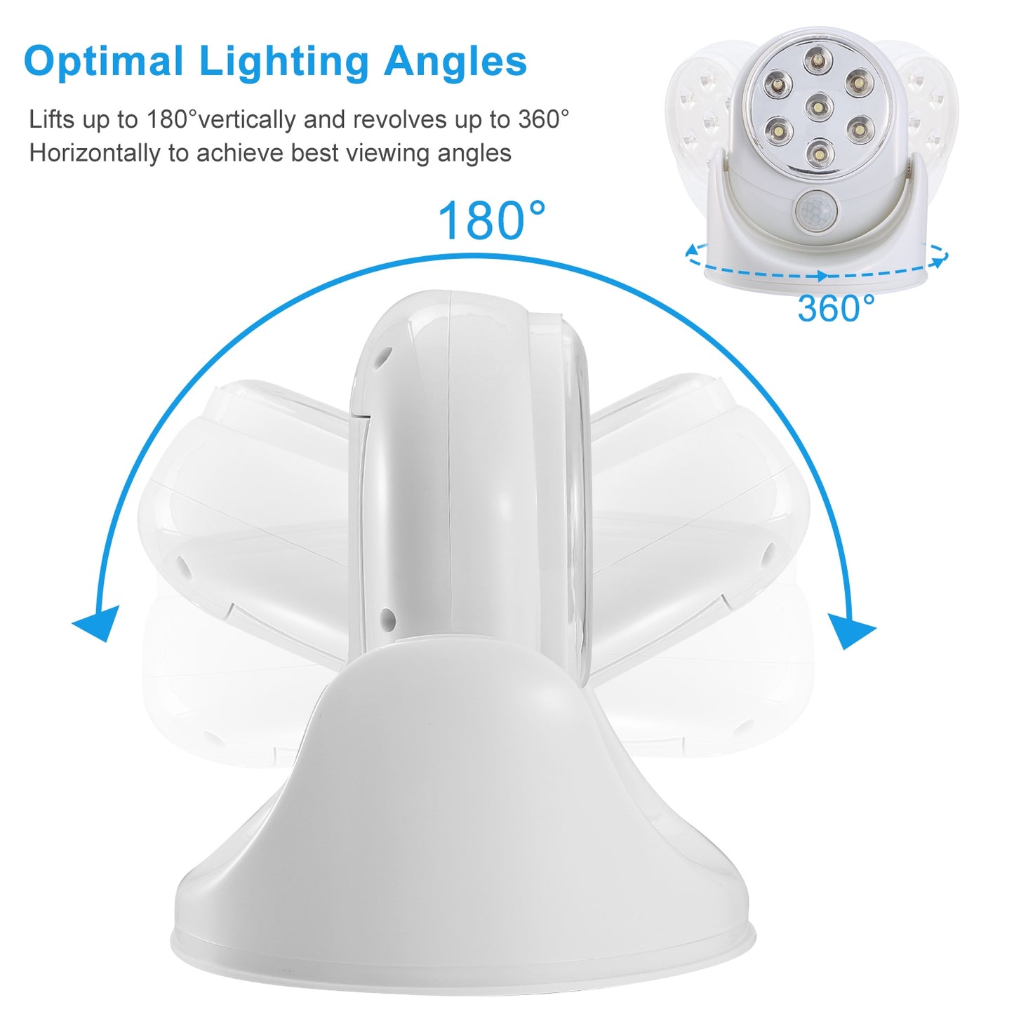 Smart Motion Sensor Wireless LED Spotlight – Home of Tomorrow Night Light