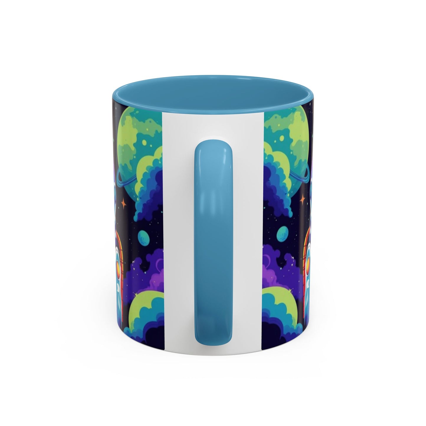 Cosmic Astronaut Coffee Mug — Space Woman Accent Mug (11/15oz)