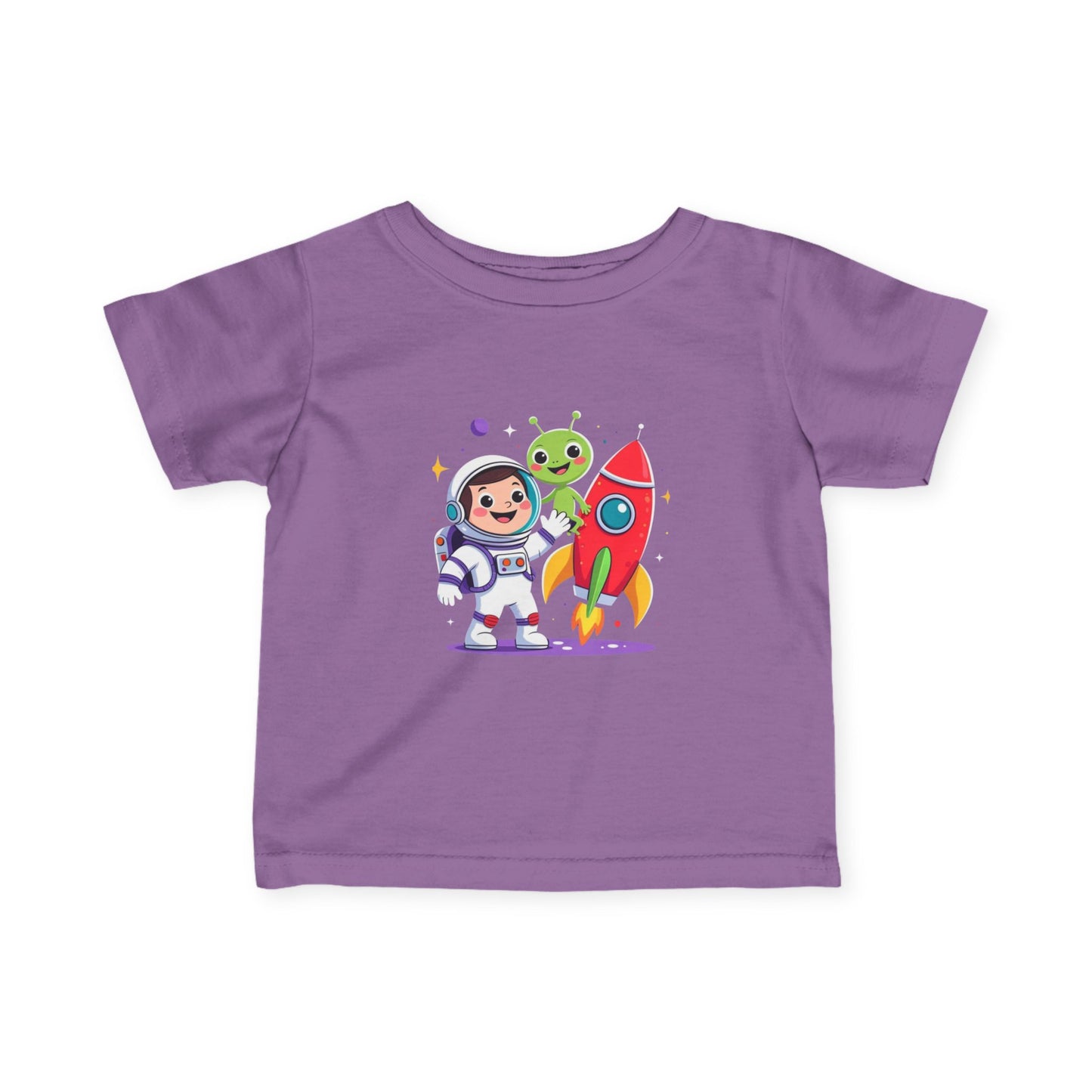 Infant Space Explorer Tee — Cute Astronaut, Alien & Rocket Baby Shirt