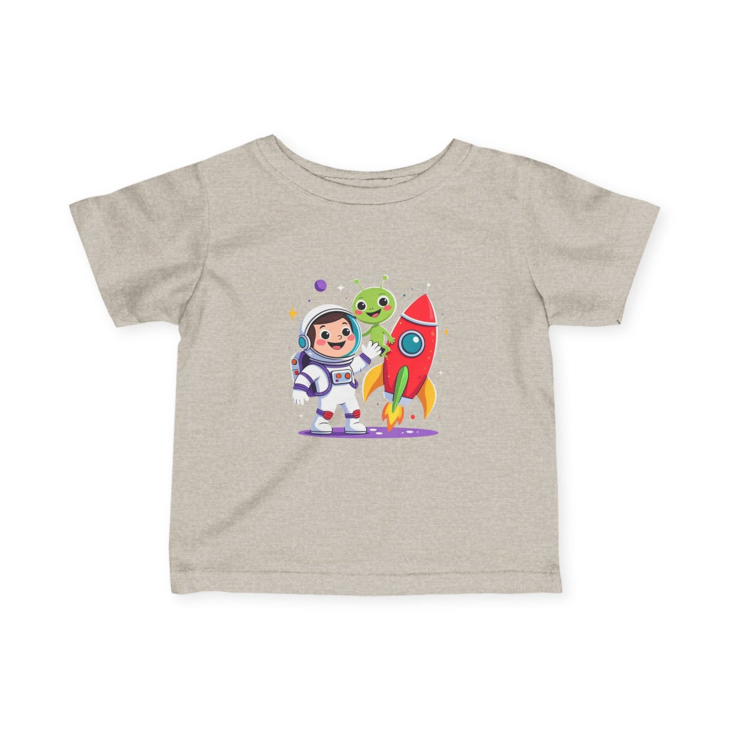 Infant Space Explorer Tee — Cute Astronaut, Alien & Rocket Baby Shirt