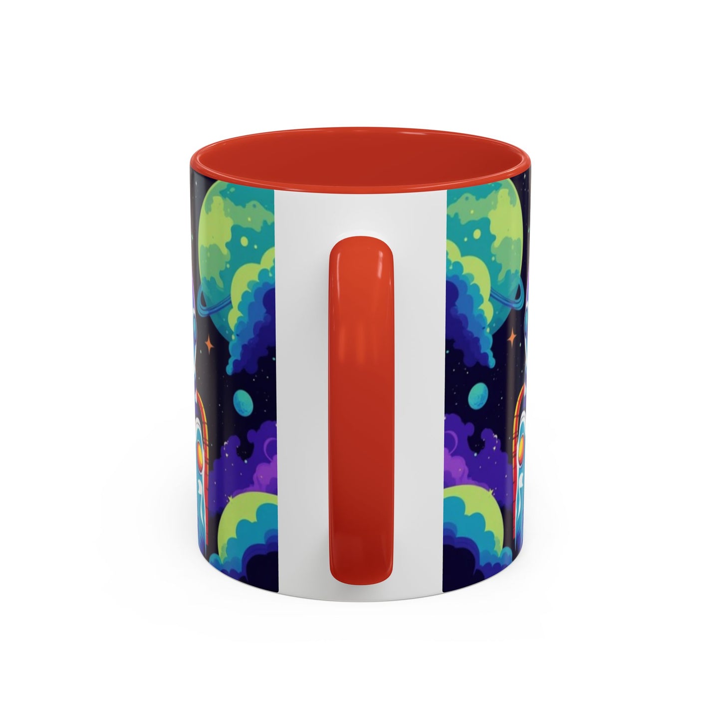 Cosmic Astronaut Coffee Mug — Space Woman Accent Mug (11/15oz)