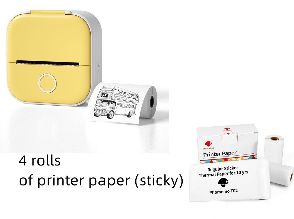 ✨ Portable Mini Thermal Label Printer – Inkless Smart Printing