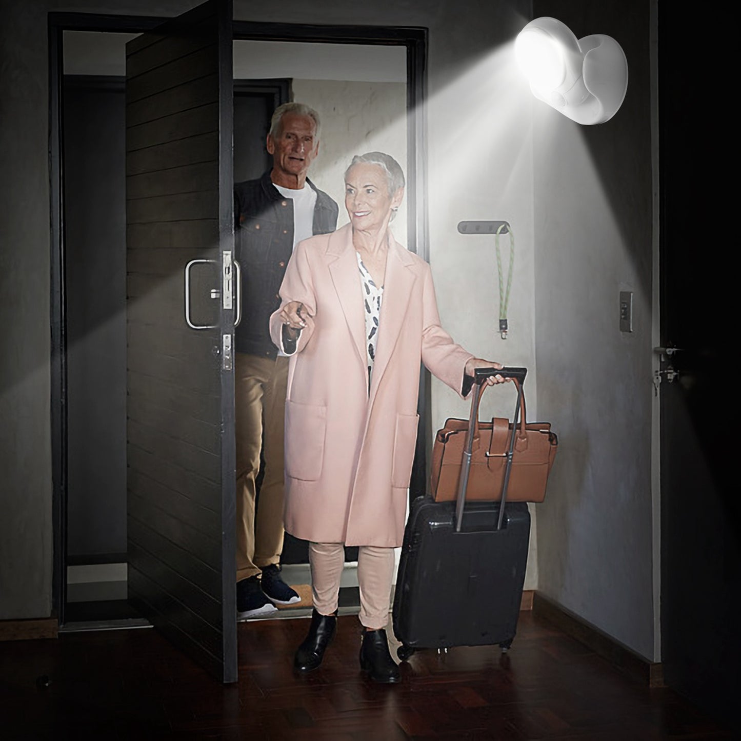 Smart Motion Sensor Wireless LED Spotlight – Home of Tomorrow Night Light