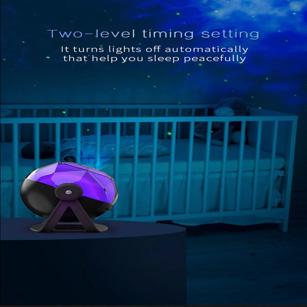 NovaX™ Galaxy Starry Sky Projection Lamp — 360° Nebula & Space Light