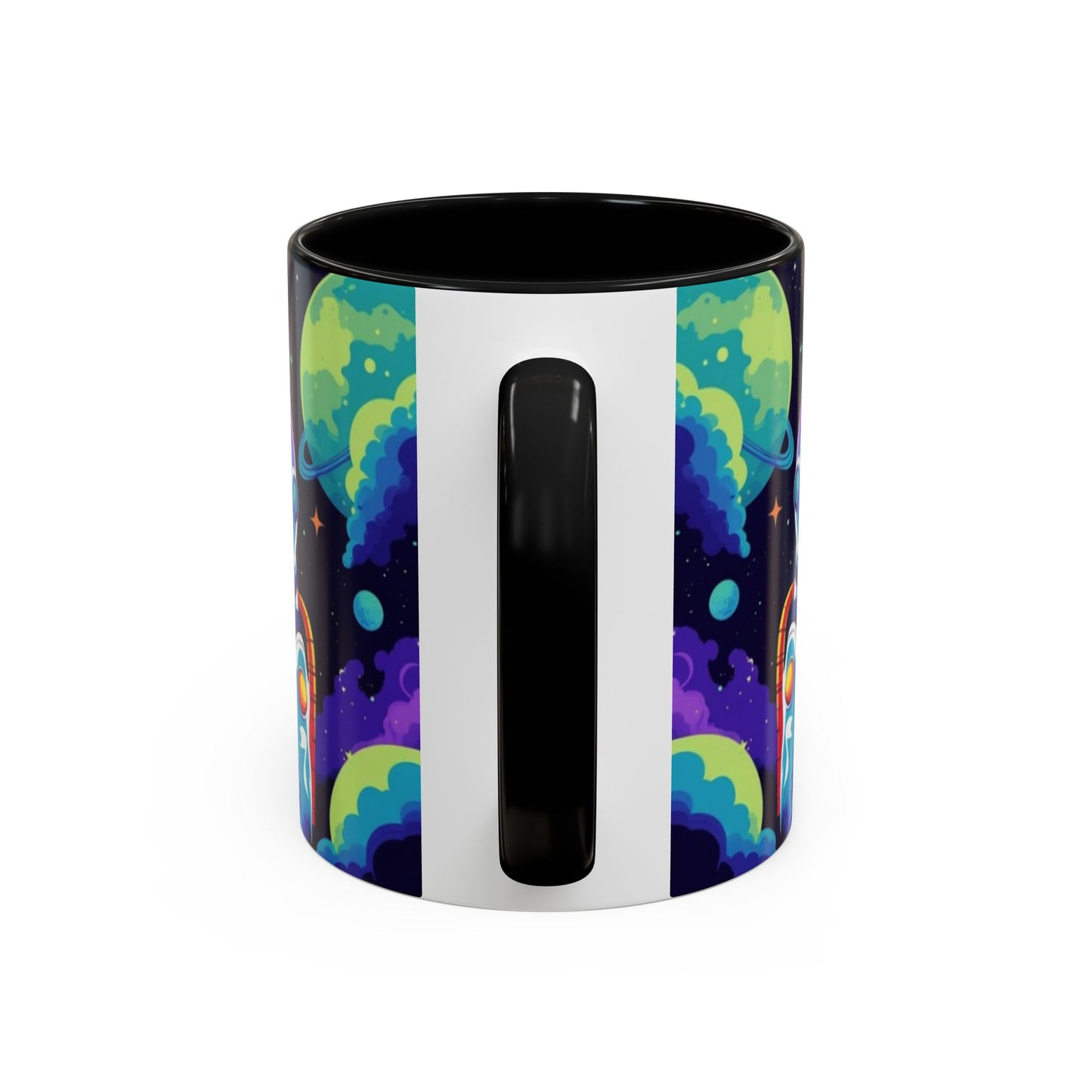 Cosmic Astronaut Coffee Mug — Space Woman Accent Mug (11/15oz)