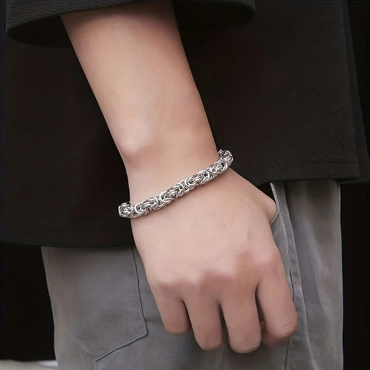 Luxury Titanium Rope Chain Bracelet — Elegant, Durable & Skin-Safe