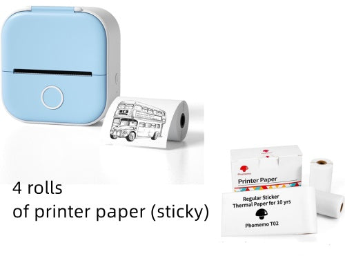 ✨ Portable Mini Thermal Label Printer – Inkless Smart Printing
