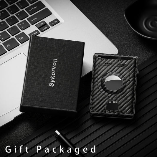 NovaX Titanium Minimalist RFID Wallet — Ultra-Slim Metal Cardholder