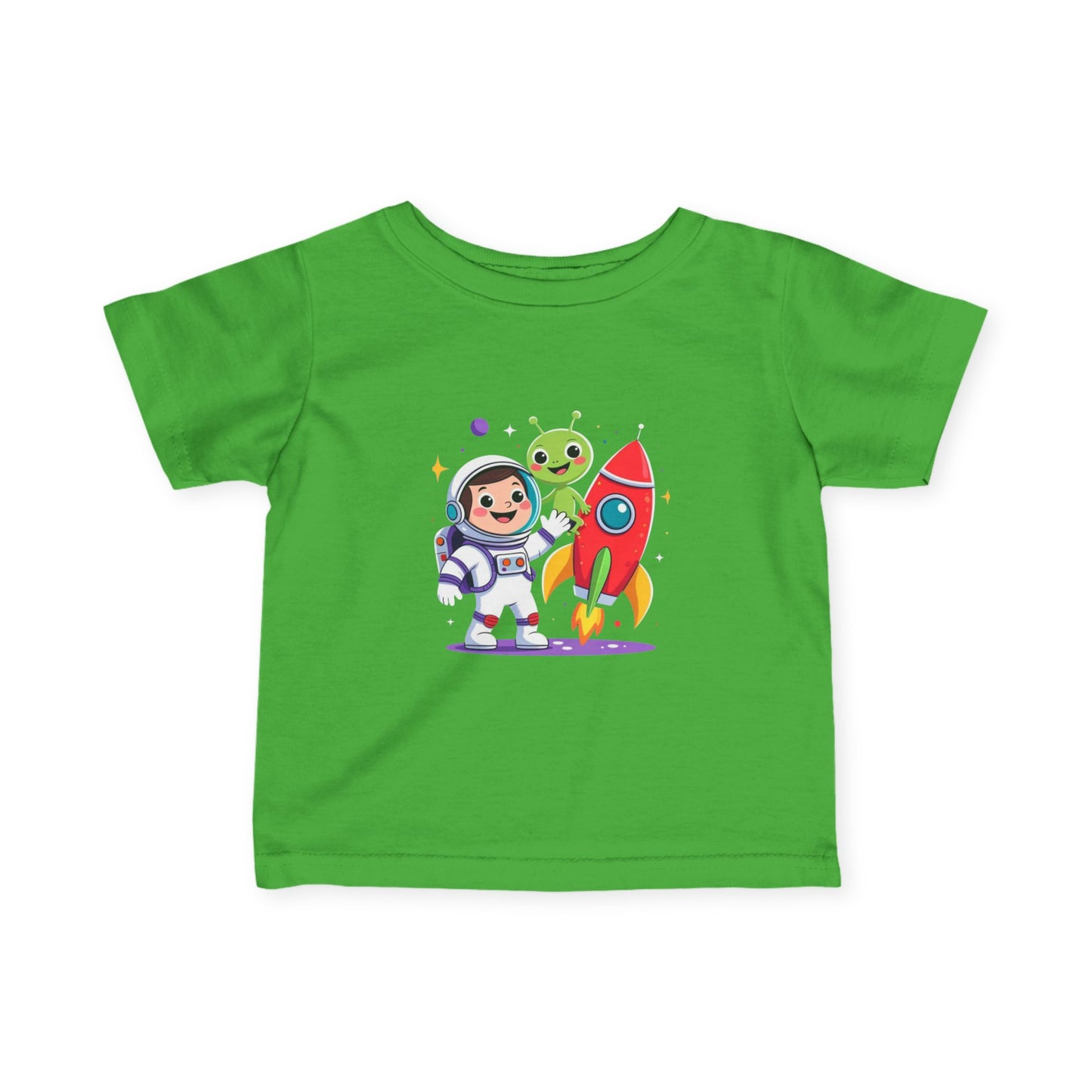 Infant Space Explorer Tee — Cute Astronaut, Alien & Rocket Baby Shirt