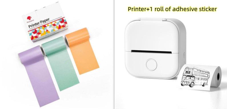 ✨ Portable Mini Thermal Label Printer – Inkless Smart Printing