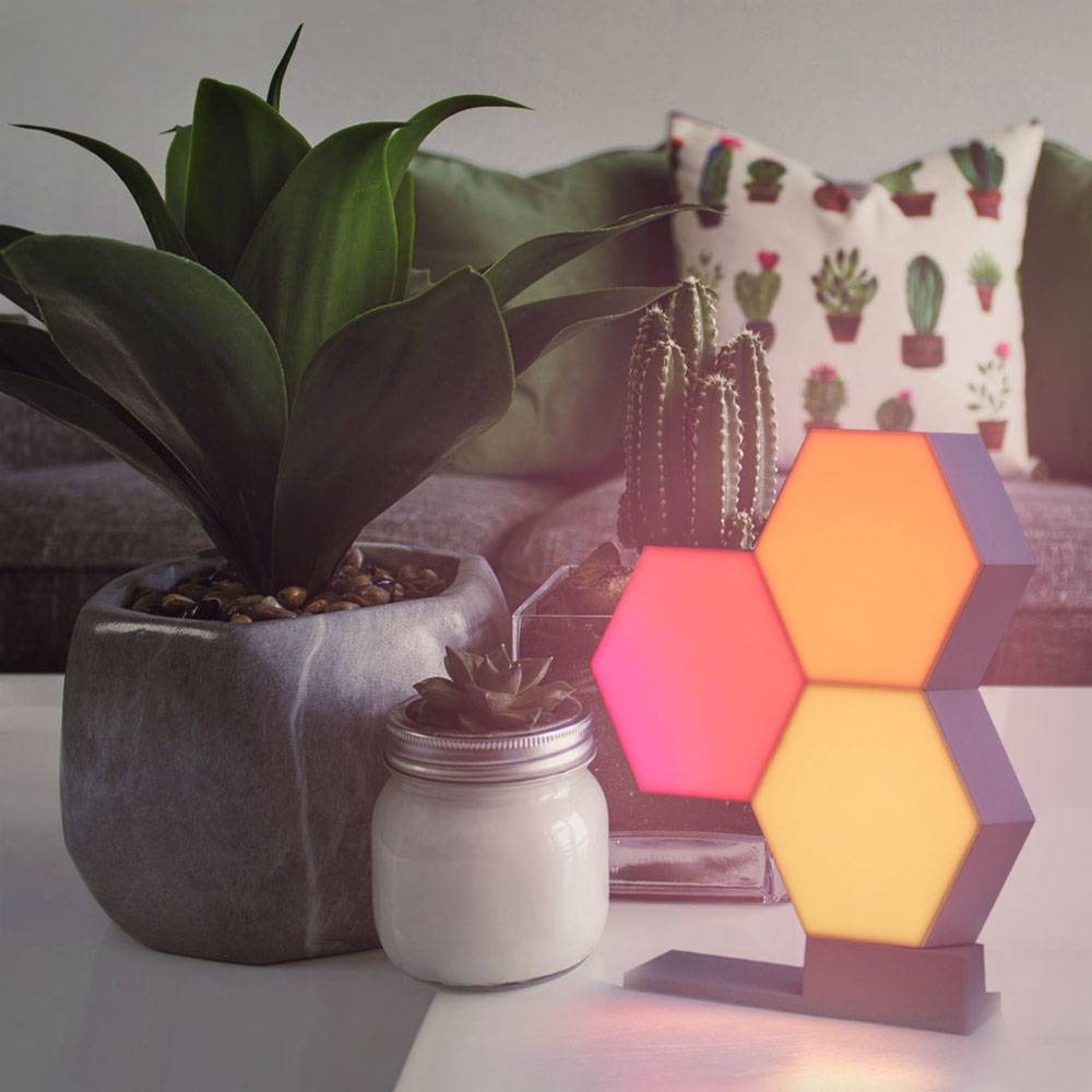 NovaX LED Hexagon Smart Touch Light – Modular RGB Wall Panel for Home & Gaming Setup